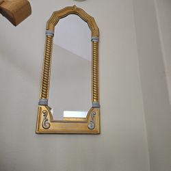 Gold & Silver Arched Wall Mirror