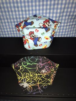 Mario and spider mask