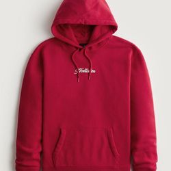 Hollister hoodie online red