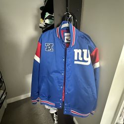 Mitchell And Ness New York Giants Varsity Jacket 
