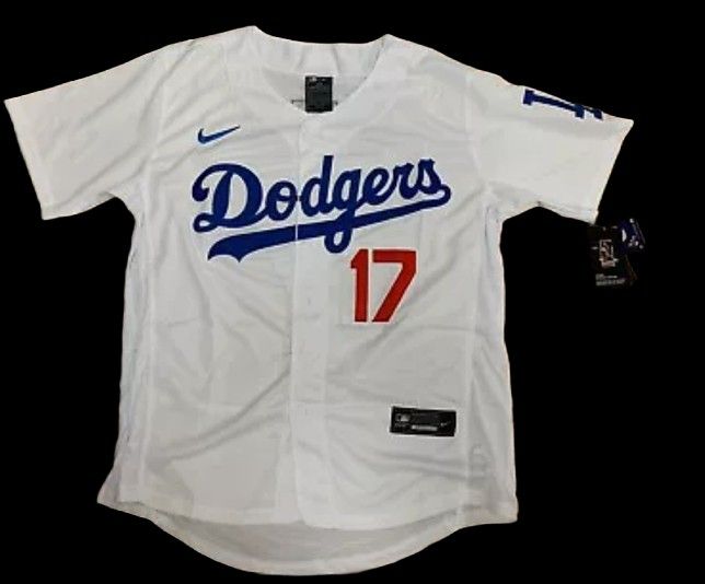 New! La Dodgers #17 Ohtani MLB Home Jersey Adult XL