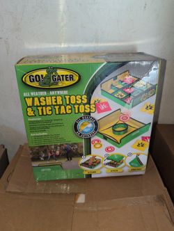 NIB GO! GATER WASHER TOSS & TIC TAC YOUR