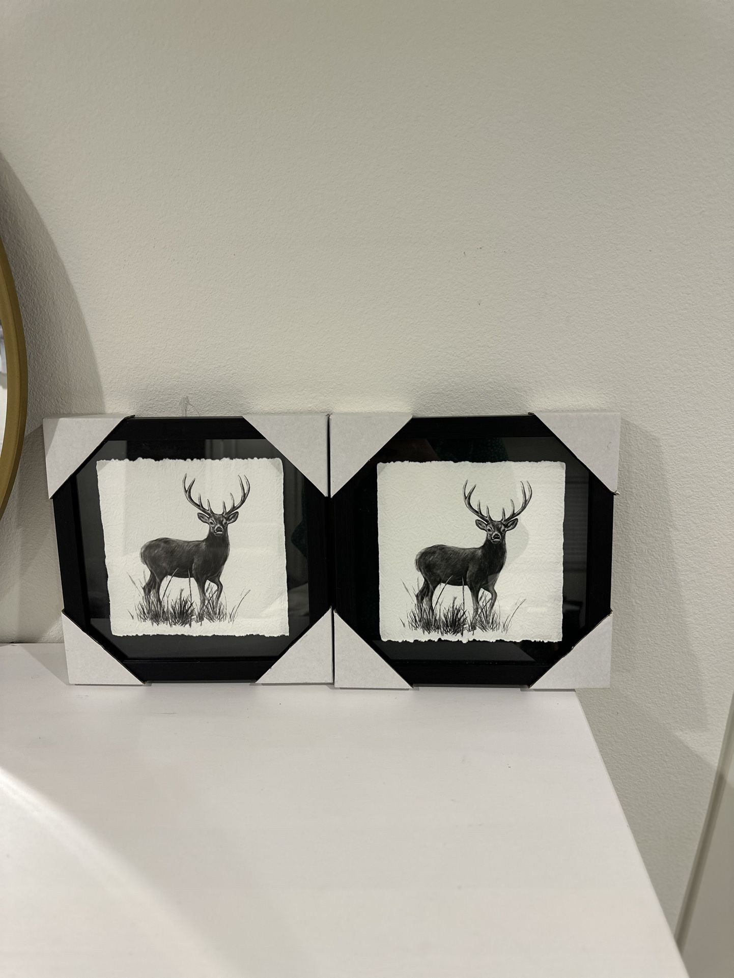 Framed Elk Print