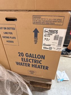 20 gal water heater electric