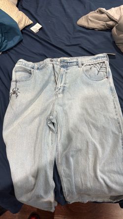 New Light Spider Super Baggy Jeans
