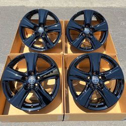 18" Toyota Gighlander rims OEM factory original wheels in new gloss black