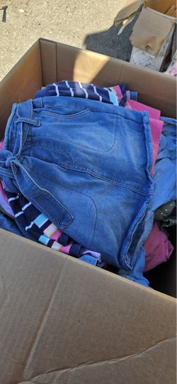 Big box of girl clothes plus a xtras