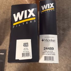Wix Air Filter And Cabin Air Filter 