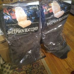 Sheep Wool Seat Covers Dark Grey $75 Each
