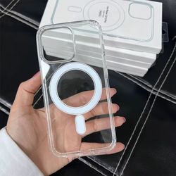 50 pc for iPhone 15 Pro Max Clear MagSafe Case