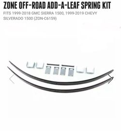 ZONE OFF-ROAD ADD-A-LEAF SPRING KIT