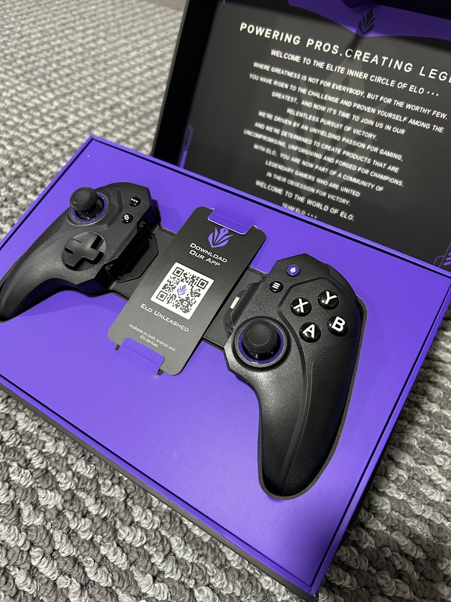 ELO Vagabond Mobile Gaming Controller for iPhone 15/16, iPad Mini and Android USBC