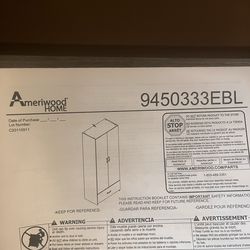 Wooden storage cabinet in excellent condition