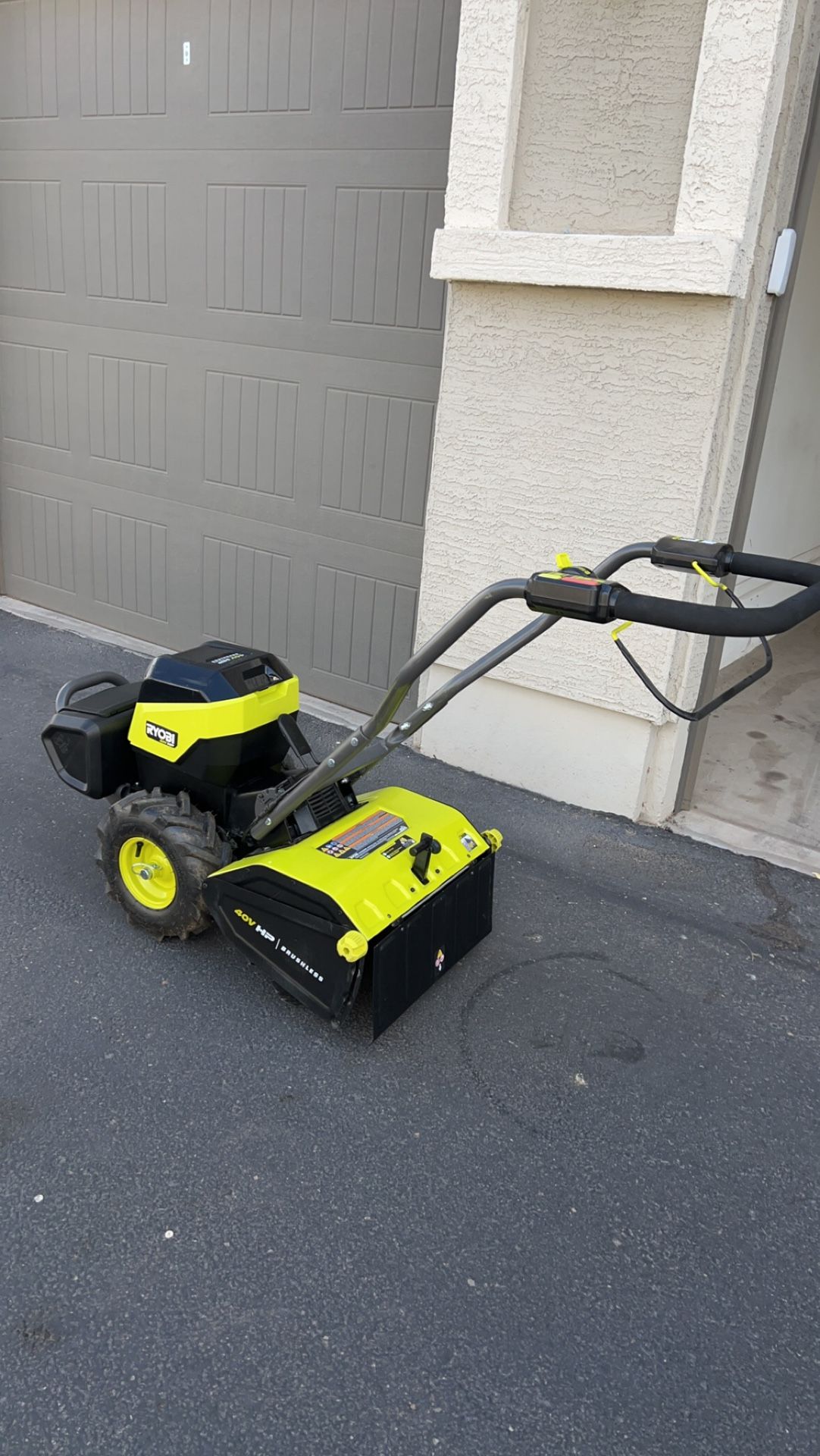 Ryobi 40v HP 18 Inch Rear Tine Tiller Cultivator