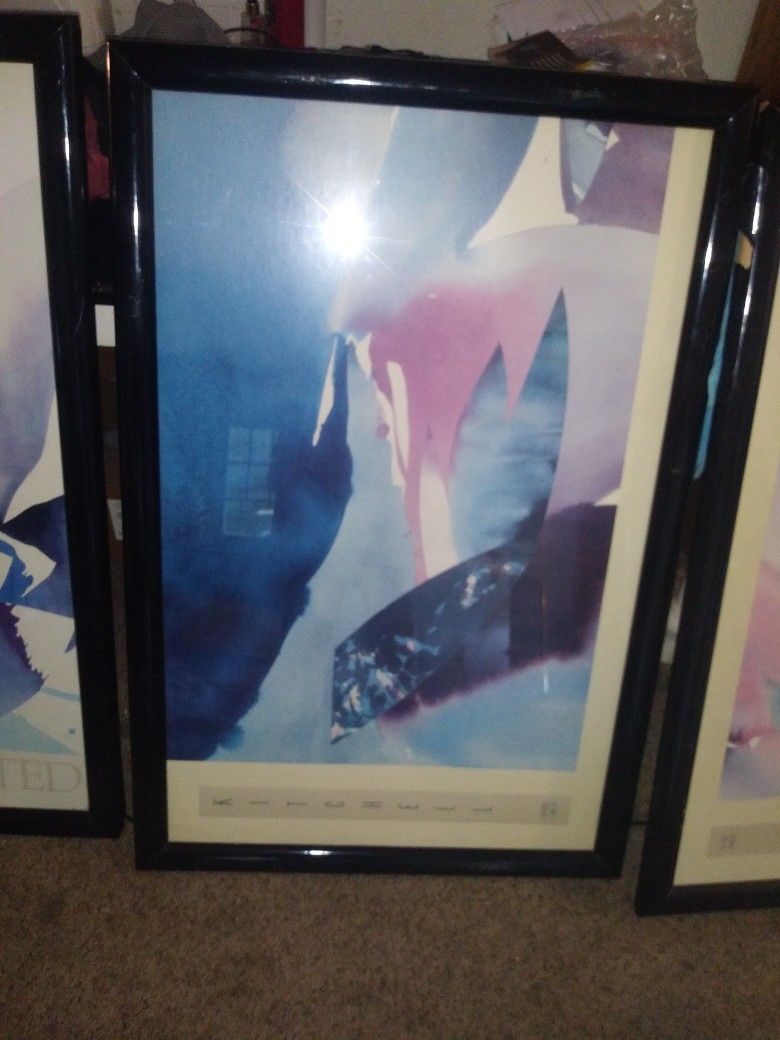 Peter kitchell Print Signed. 3 Large Prints