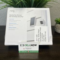 Ring Solar Panel - Rechargeable Power For Outdoor Cameras