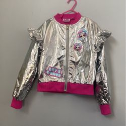 Kids’ Lol Metallic Silver Jacket 