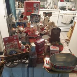 Collection Of Coca Cola Items