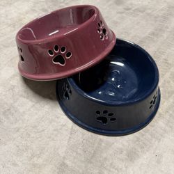 Ceramic Dog Bowls