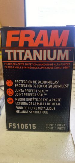 FRAM Titanium Oil Filter FS10515