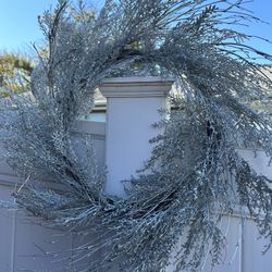 Silver Glitter Wreath