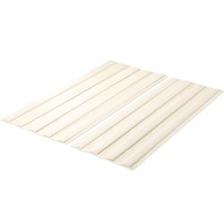 Vertical Wood Slat Boxspring - Queen Size