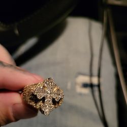 Two 10k Gold With Real Diamonds Rings