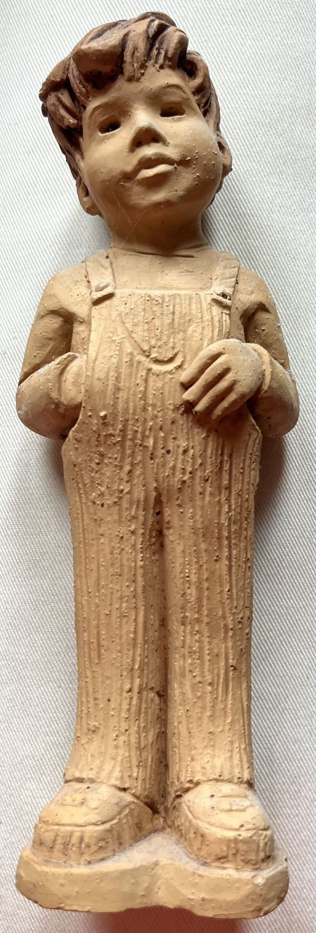 Vintage Lee Bortin Clay Boy Sculpture Figurine