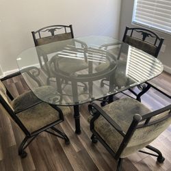 Glass Breakfast Table