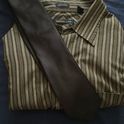 Van Heusen Shirt & Tie 