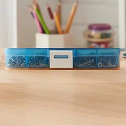 New Clear Blue Stackable Multi-Layer Jewelry & Craft Organizer