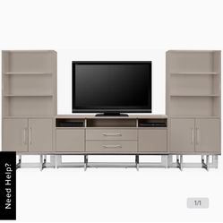 TV Wall Unit, TV Stand, Shelves