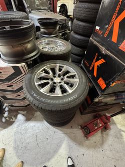 Chevy 20” Factory Wheels With Tires 