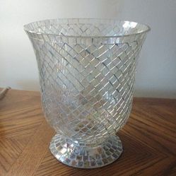 Sparkly Large Candle Holder Decor 