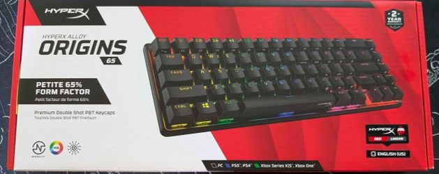 HyperX - Alloy Origins 65% Compact Wired Gaming Keyboard