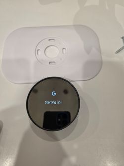 Google Nest Learning Thermostat – Black – Includes Wall Mount Plate & Screws