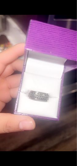 Selling Black diamond ring , size 10 men ring