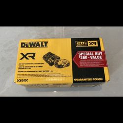 Dewalt Battery + Charger 5AH 20v Brand new 