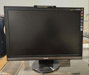 Asus 24" Monitor With Built In Webcam And Speaker
