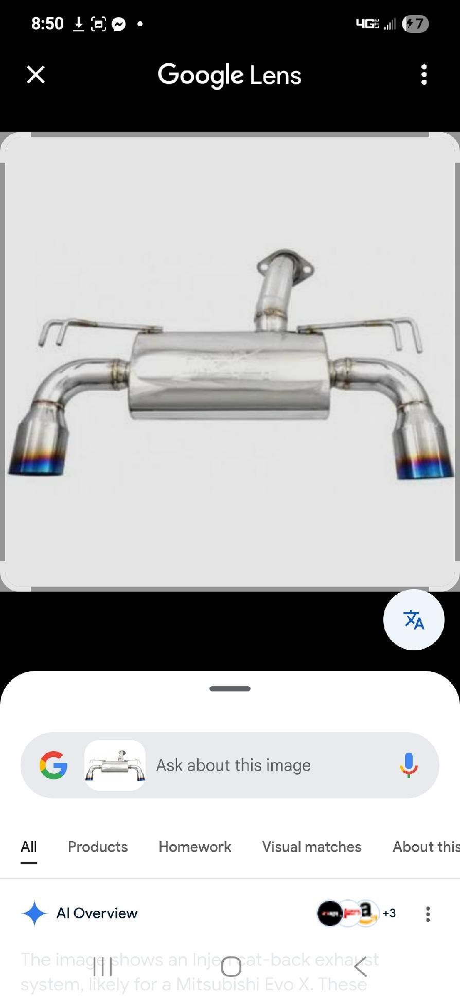 Evo X Injen Muffler