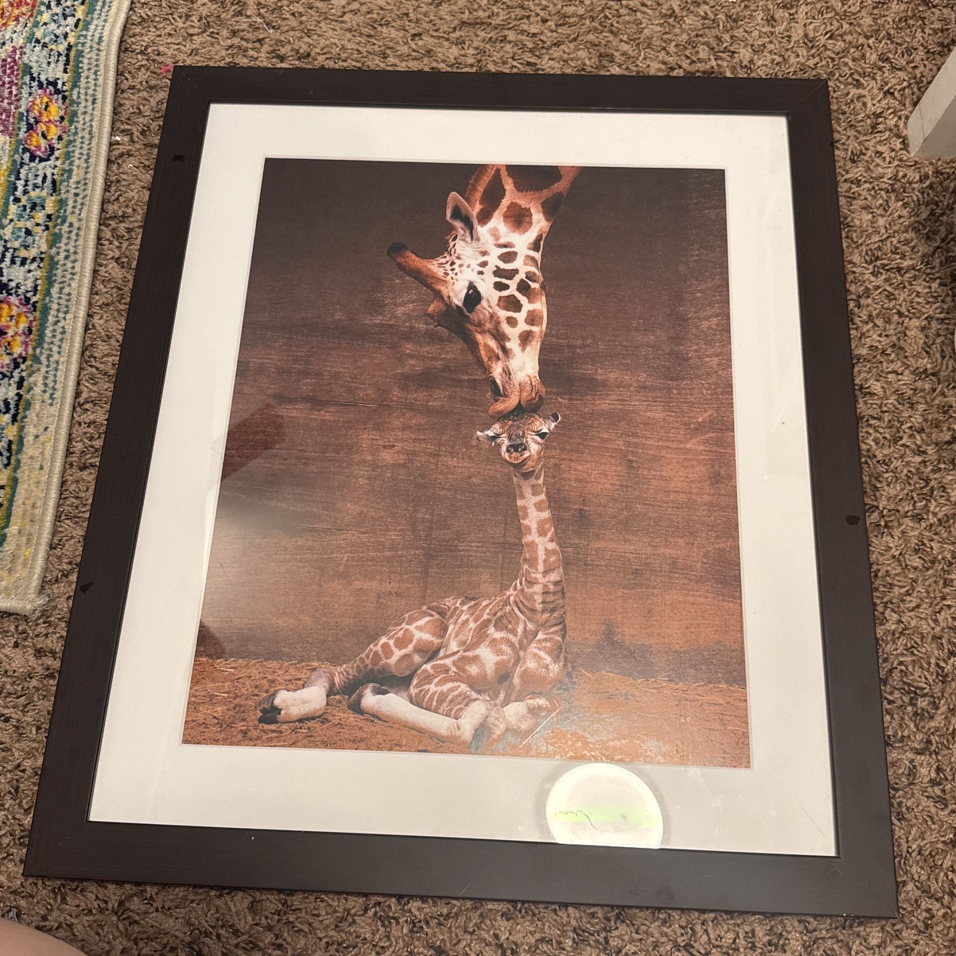 Giraffe Framed Art