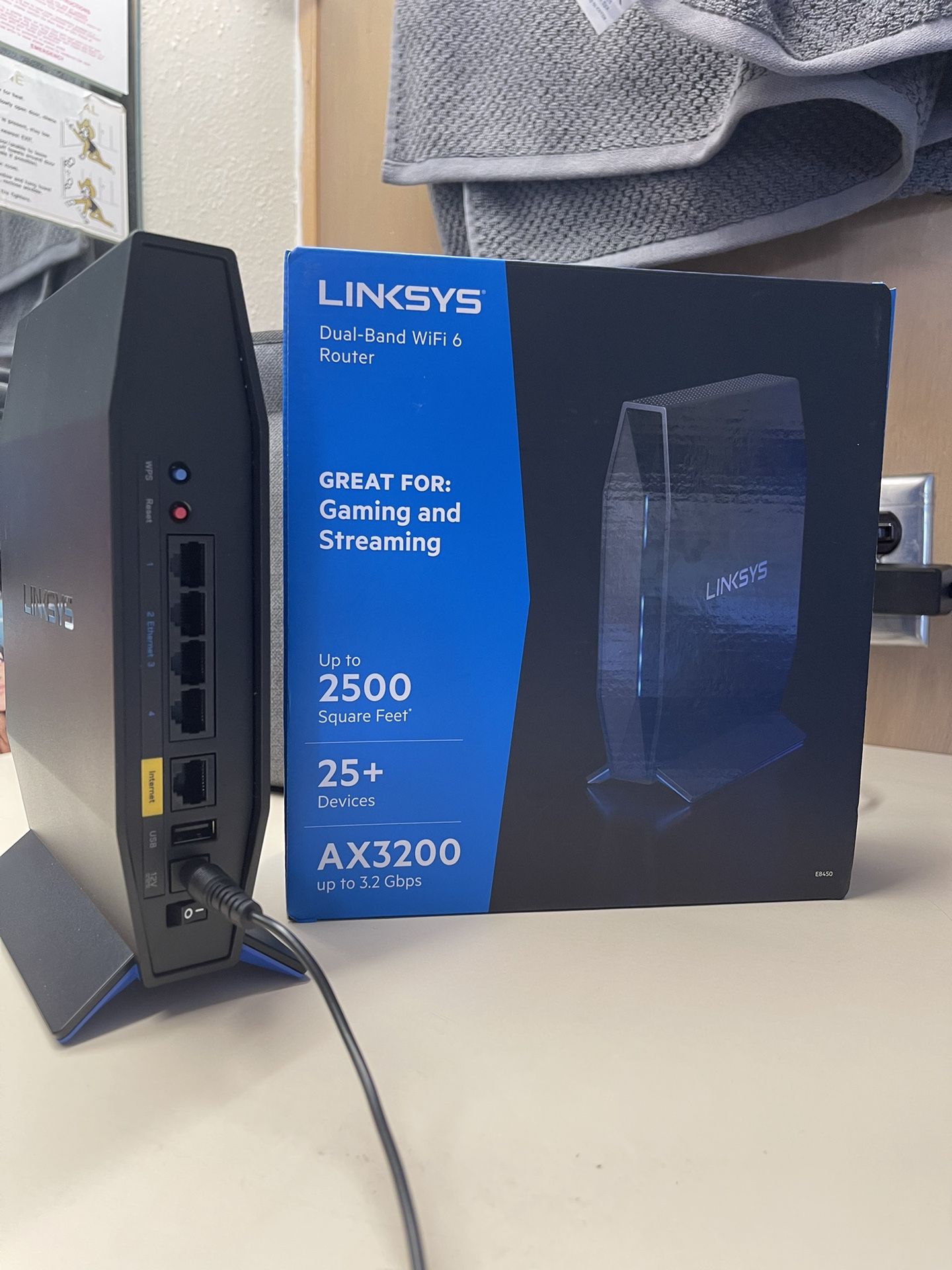 Linksys Wi-Fi 6 Router Open box Brand New 