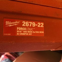 M18™ 600 MCM Cu/350 MCM 10-40-0581 AI CRIMPER KIT