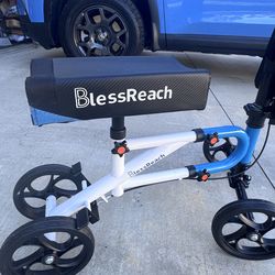 Teen/adult size ride on KNEE SCOOTER - all new, from box assembled- easy better than crutches