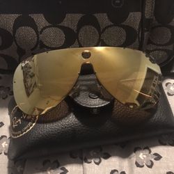 Yellow Reflective RayBans