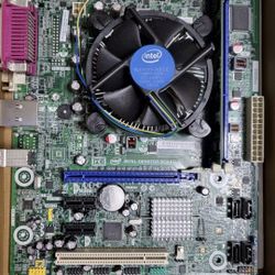 Motherboard with CPU and Ram