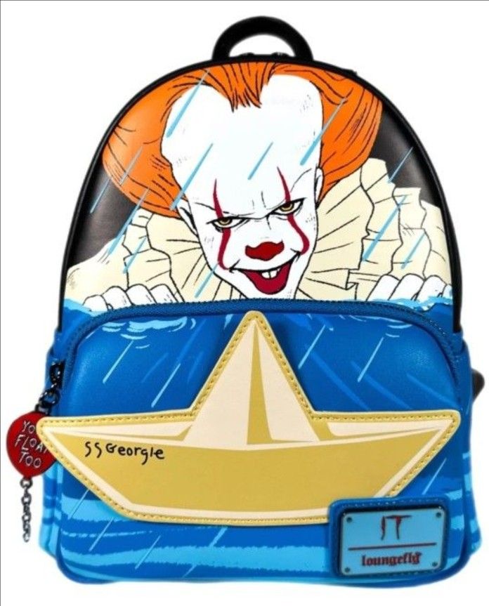 LOUNGEFLY PENNYWISE IT GUTTER SCENE BACKPACK EXCLUSIVE NEW WITH TAGS