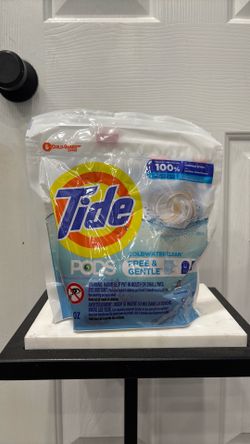 Tide PODS Laundry Detergent Soap Pacs, Free and Gentle, Hypoallergenic, Unscented, 16 Count