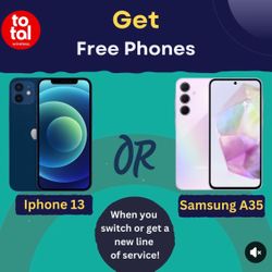 Get Free iPhone 13 Or Samsung A35 