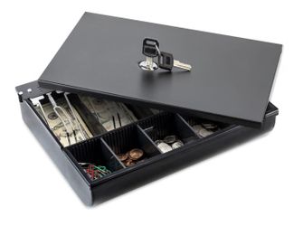 Cash Drawer Register with Coin tray and keys